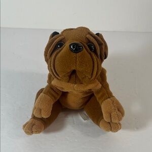 Floppy Friends Brown Plush Dog Toy Stuffed Animal 8”